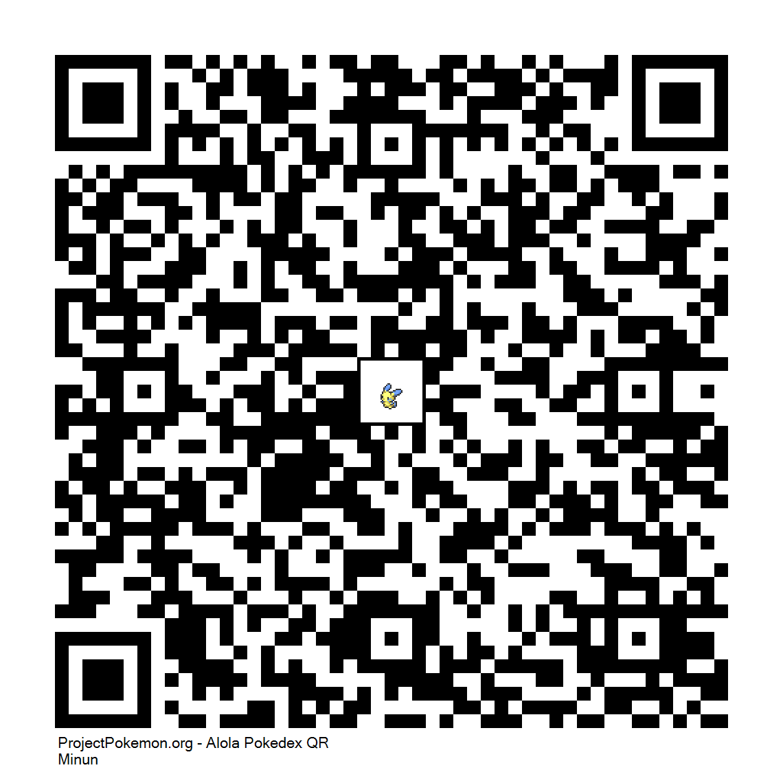 Cdigo QR de Minun